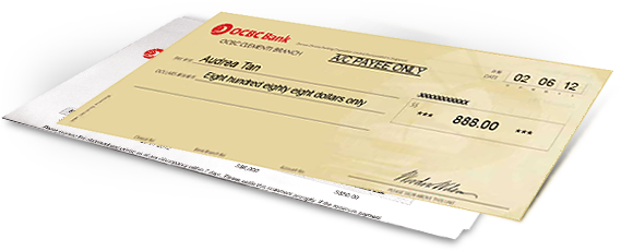 How to write a cash cheque example
