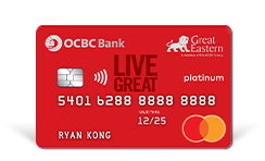 If you're health-conscious and really into wellness, the OCBC Great Eastern Card is for you. With a 1.5% rebate on your health insurance, you can both save your wallet and your health.
