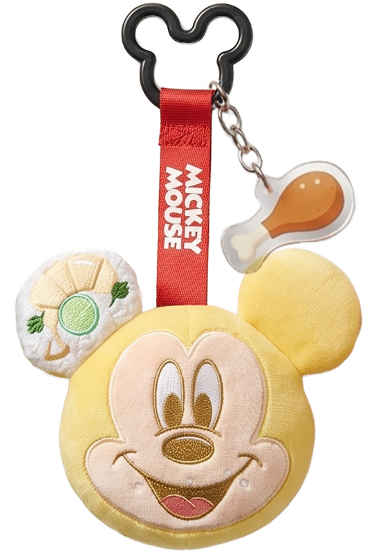 Yellow Mickey Mouse Chicken Rice Plushie Tote Bag