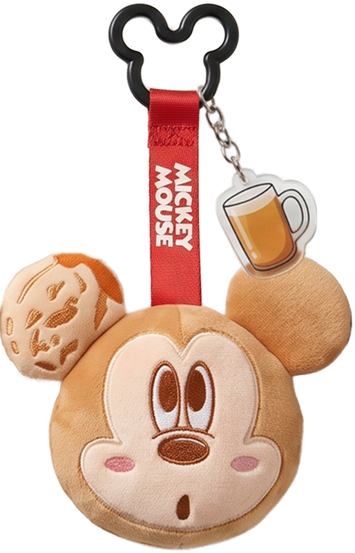 Brown Mickey Mouse Roti Canai Plushie Tote Bag