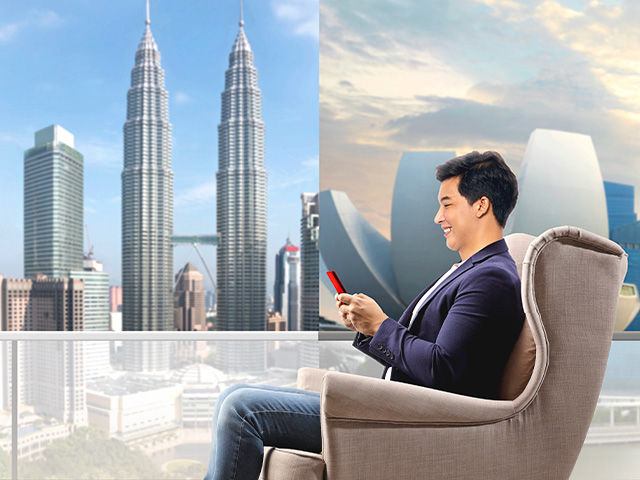 Enjoy preferential exchange rates when you transfer money to Malaysia from Singapore