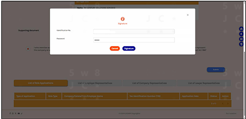 link company to MyInvois Portal Profile step 3