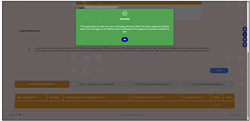 link company to MyInvois Portal Profile step 4