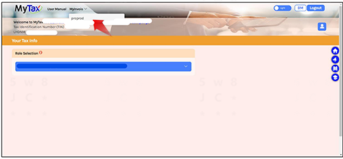 setup company tax profile step 1