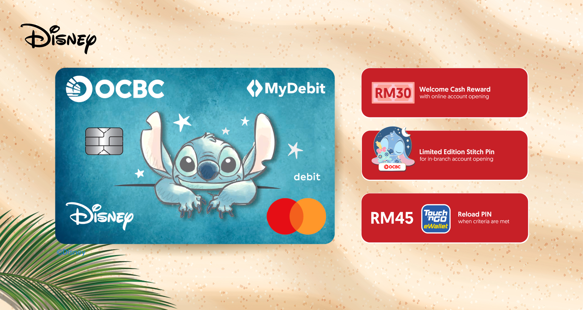 Limited-Edition Stitch Debit Card - get yours now!