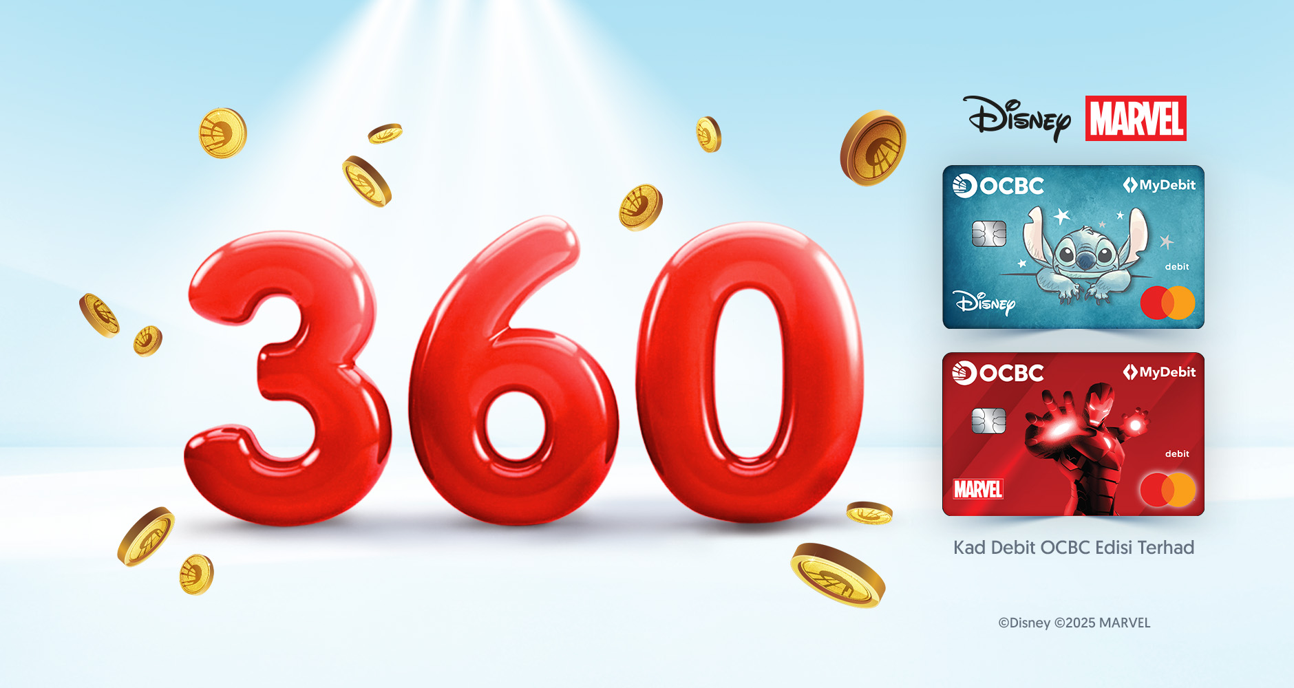 Berpeluang Memenangi Syiling Emas Edisi Terhad OCBC dengan pembukaan Akaun OCBC 360 Account/-i