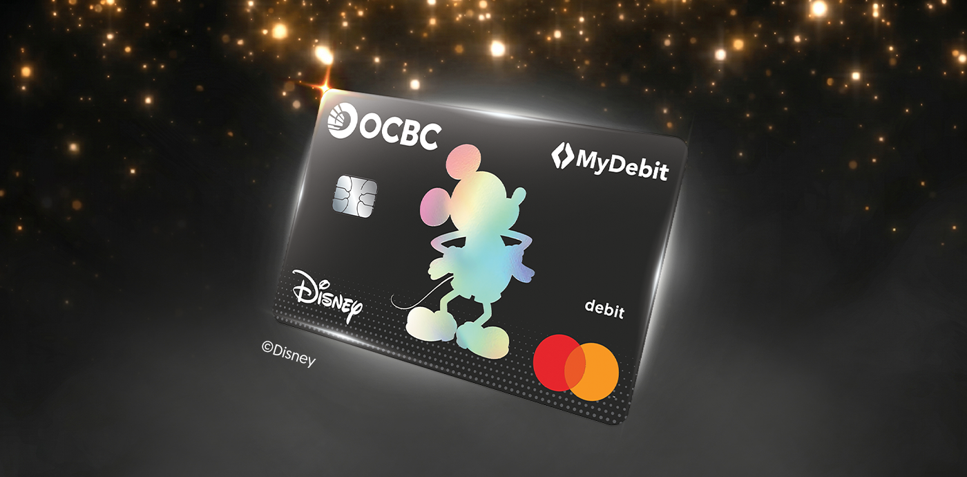 A timeless classic. Meet the all-new OCBC Mickey Mouse Debit Card.