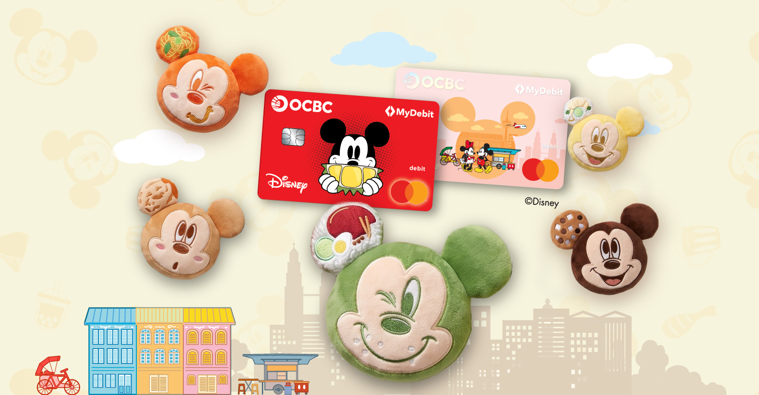 Meet the all-new OCBC Mickey Mouse Debit Card