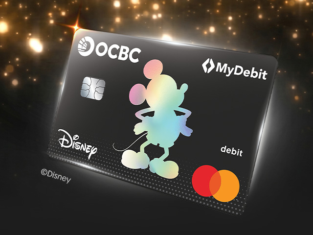Meet the all-new OCBC Mickey Mouse Debit Card