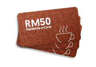 RM50 Starbucks e-Cards
