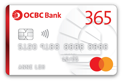Cash Back Rebate Credit Card In Malaysia Ocbc 365 Mastercard